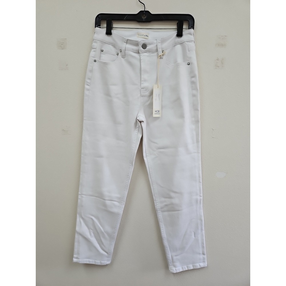 Jeans Hint of Blu HOB High Rise Boyjean's Women's 28   Straight Leg Stretch NWT